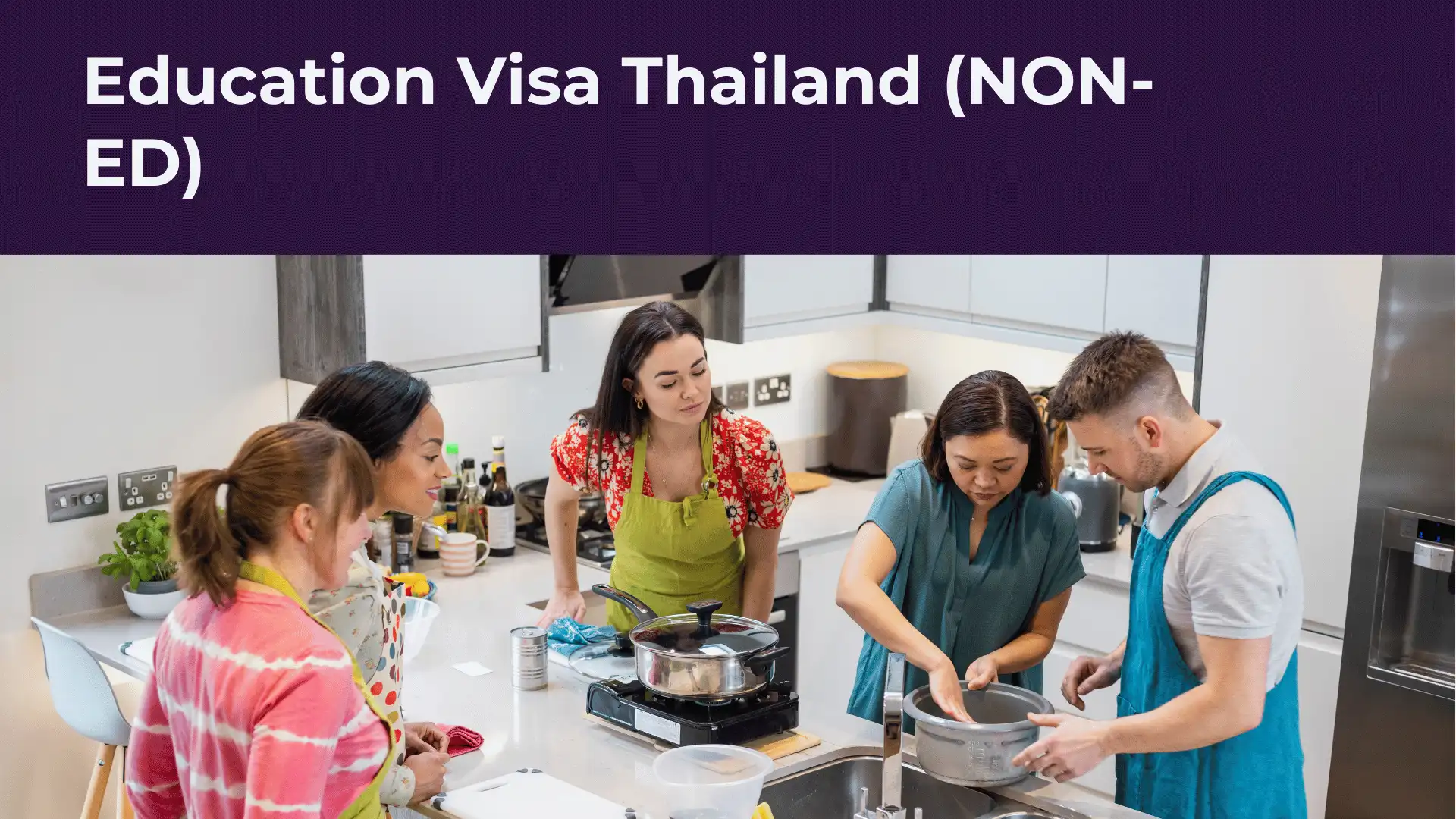 Students studying on thailand education visa