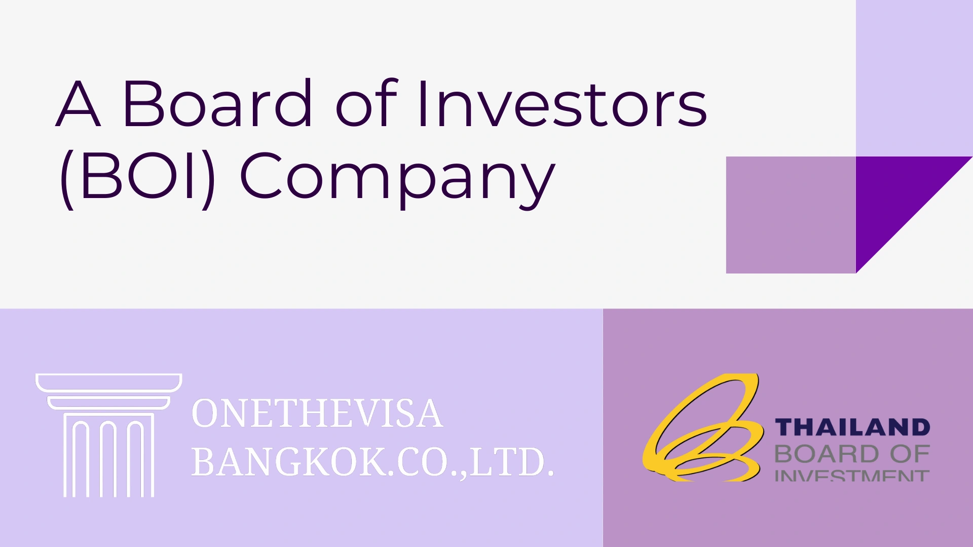 board of investors boi supporting one the visa bangkok law firm